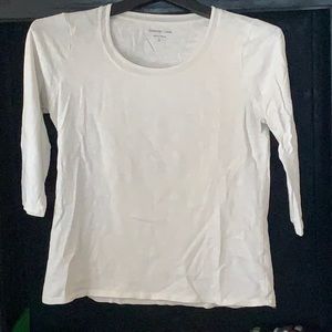 Coldwater Creek not-so-basic tee, Sz S